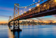 Oakland Bay Bridge in California
