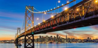 Oakland Bay Bridge in California