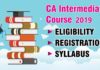 CA Intermediate Syllabus for Nov 2019 Exam