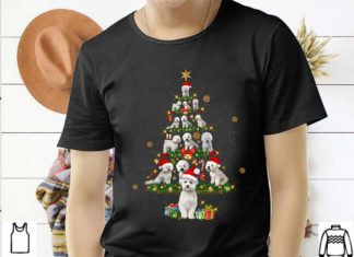 An excellent Christmas with Bichon Frise Tree Christmas Santa Hat Shirt Bichon Frise Tree Christmas Santa Hat Shirt