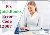 QuickBooks Error 12007
