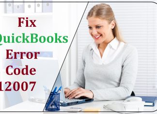 QuickBooks Error 12007 QuickBooks Error 12007