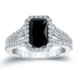 Varieties of Black Diamond Engagement Rings Black Diamond Engagement Rings
