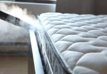 Mattress steam cleaning