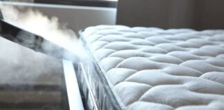 Mattress steam cleaning