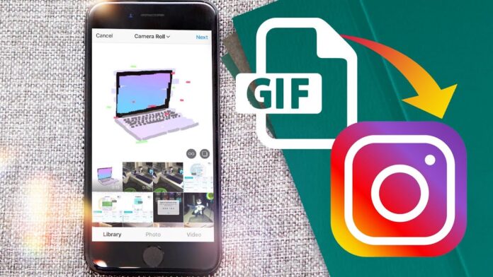 Upload a GIF to Instagram
