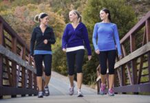 Walking And Exercising