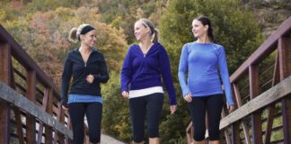 Walking And Exercising