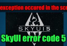 Fix Skyui Error Code 5