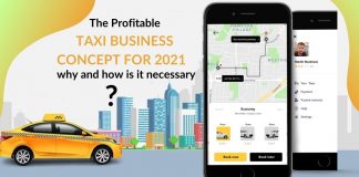Taxi Business Concept