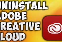 Uninstall Adobe Creative Cloud