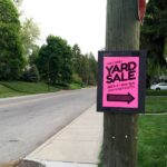 Yard Sale Signs Advertising