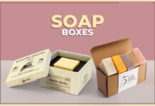 Soap packaging boxes