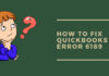 QuickBooks Error 6189