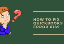 QuickBooks Error 6189