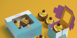 Cupcake Boxes with Logo