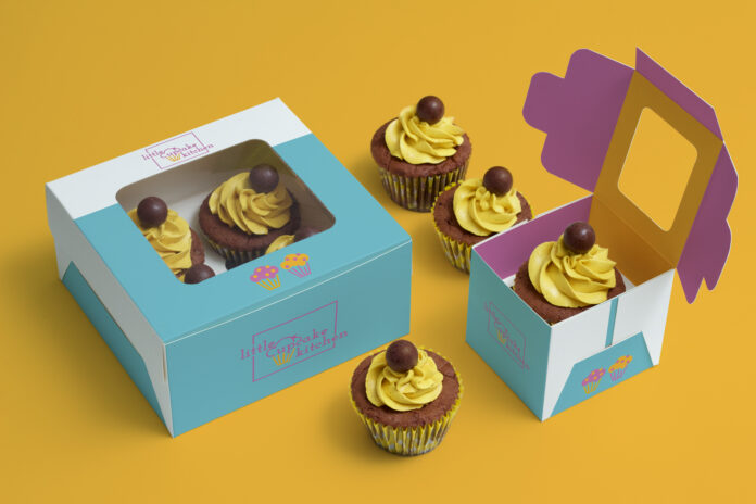 Cupcake Boxes with Logo