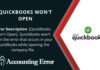 QuickBooks Won’t Open