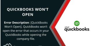 QuickBooks Won’t Open
