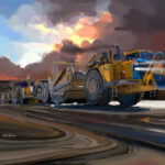 Construction Equipment Painting